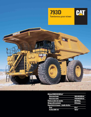 रिजिड डंप ट्रक Caterpillar 793D