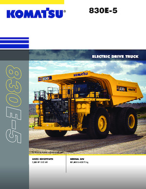रिजिड डंप ट्रक Komatsu 830-E