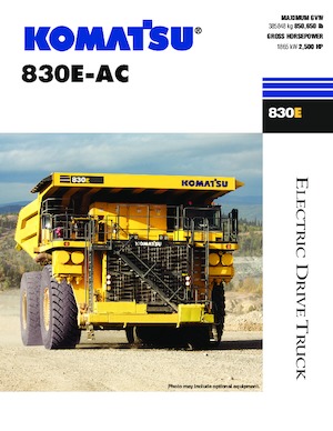 रिजिड डंप ट्रक Komatsu 830E-AC
