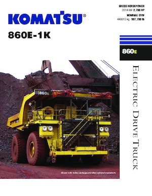 रिजिड डंप ट्रक Komatsu 860E-1K