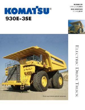 रिजिड डंप ट्रक Komatsu 930E-3SE