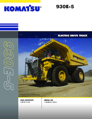 रिजिड डंप ट्रक Komatsu 930E
