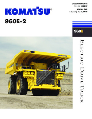 रिजिड डंप ट्रक Komatsu 960E-2