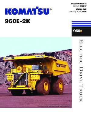 रिजिड डंप ट्रक Komatsu 960E-2K