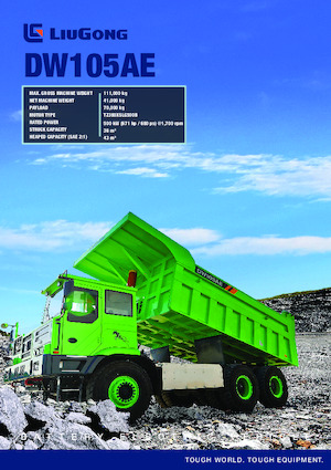 रिजिड डंप ट्रक Liugong DW105AE
