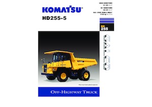रिजिड डंप ट्रक Komatsu HD255-5
