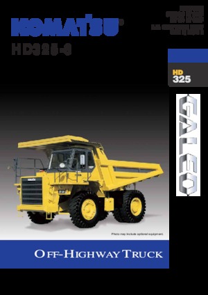रिजिड डंप ट्रक Komatsu HD325-6