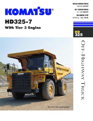 रिजिड डंप ट्रक Komatsu HD325-7