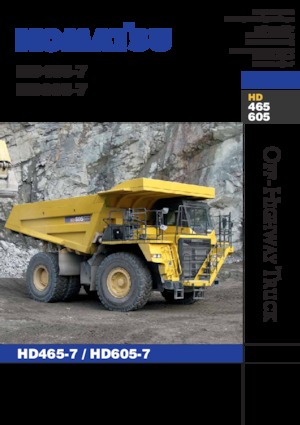 रिजिड डंप ट्रक Komatsu HD605-7