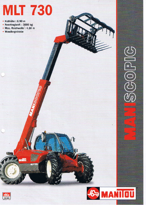 टेलीहैंडलर Manitou MLT 730
