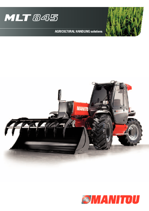 टेलीहैंडलर Manitou MLT 845-120 LSU