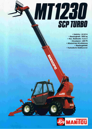 टेलीहैंडलर Manitou MT 1230 SCP