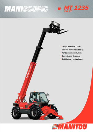 टेलीहैंडलर Manitou MT 1235 S