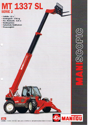 टेलीहैंडलर Manitou MT 1335 SL