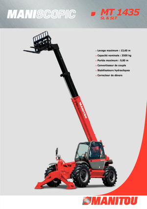 टेलीहैंडलर Manitou MT 1435 SL