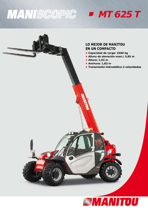 टेलीहैंडलर Manitou MT 625 T