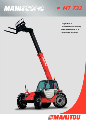 टेलीहैंडलर Manitou MT 732 Evolution