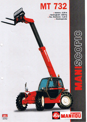 टेलीहैंडलर Manitou MT 732