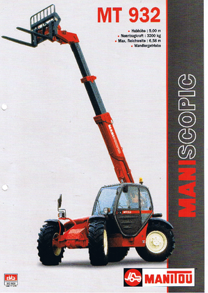 टेलीहैंडलर Manitou MT 932
