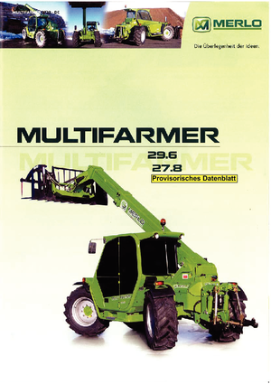 टेलीहैंडलर Merlo Multifarmer 27.8
