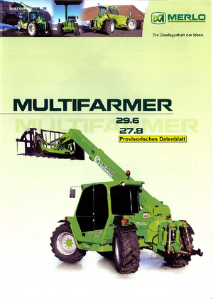 टेलीहैंडलर Merlo Multifarmer 27.8