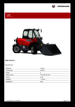टेलीहैंडलर Weidemann T4108