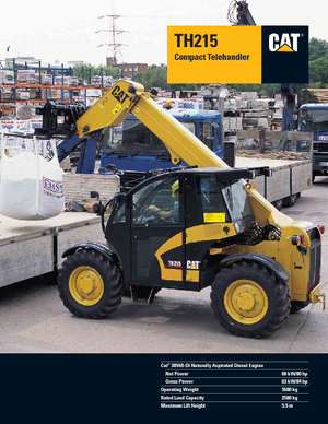 टेलीहैंडलर Caterpillar TH215