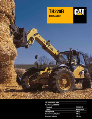 टेलीहैंडलर Caterpillar TH220B