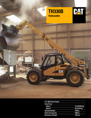 टेलीहैंडलर Caterpillar TH330B