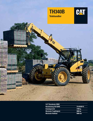 टेलीहैंडलर Caterpillar TH340B