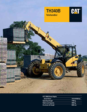 टेलीहैंडलर Caterpillar TH340B