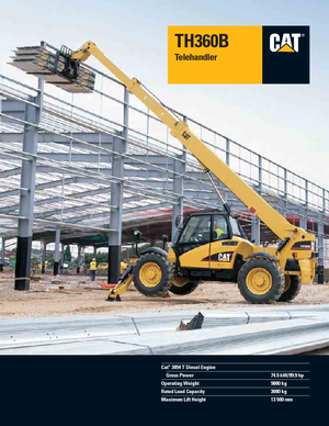 टेलीहैंडलर Caterpillar TH360B