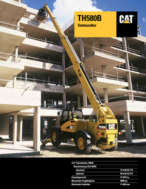 टेलीहैंडलर Caterpillar TH 580 B