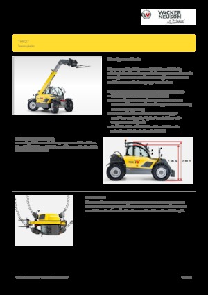 टेलीहैंडलर Wacker Neuson TH627