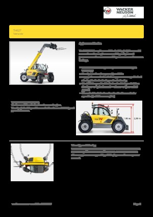 टेलीहैंडलर Wacker Neuson TH627