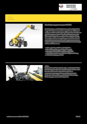 टेलीहैंडलर Wacker Neuson TH735