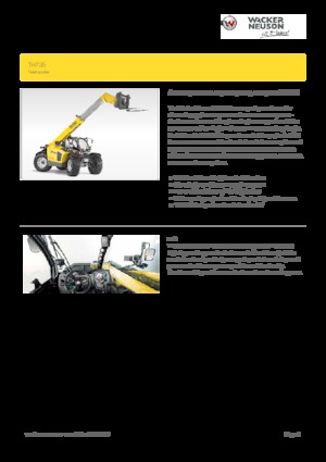 टेलीहैंडलर Wacker Neuson TH735