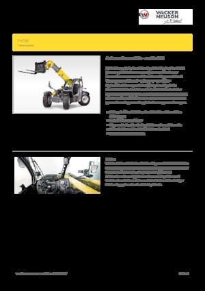 टेलीहैंडलर Wacker Neuson TH750