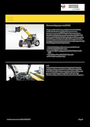 टेलीहैंडलर Wacker Neuson TH750