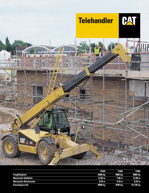 टेलीहैंडलर Caterpillar TH 63