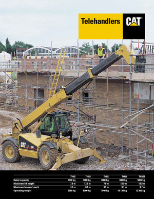 टेलीहैंडलर Caterpillar TH 82