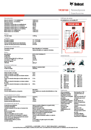 रोटेटिंग टेलीहैंडलर Bobcat TR38160