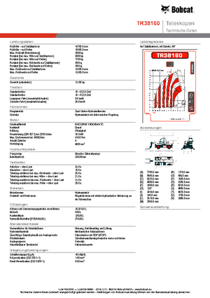 रोटेटिंग टेलीहैंडलर Bobcat TR38160