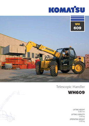 टेलीहैंडलर Komatsu WH609