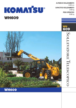 टेलीहैंडलर Komatsu WH609