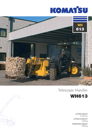 टेलीहैंडलर Komatsu WH613