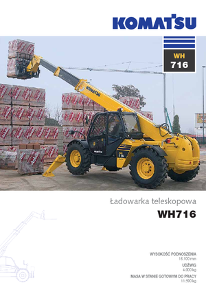 टेलीहैंडलर Komatsu WH716
