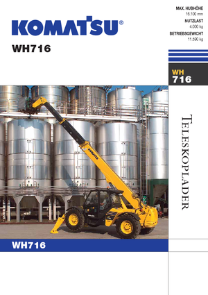 टेलीहैंडलर Komatsu WH716