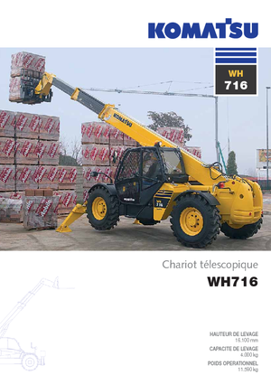 टेलीहैंडलर Komatsu WH716