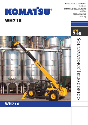 टेलीहैंडलर Komatsu WH716